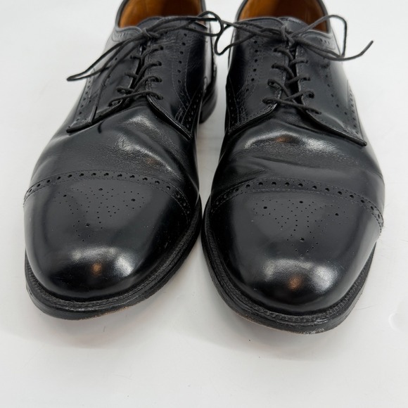 Allen Edmonds Colton Cap Toe Oxfords Black Leather Men\'s 11 EEE USA main image 5